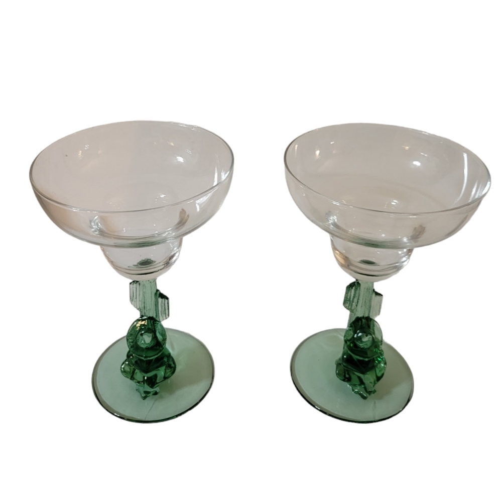 Cristal D'Arques Siesta Cactus Margarita Glasses